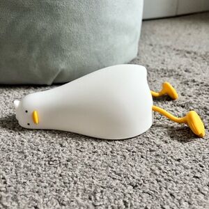 3/$45 Duck Light White and Yellow Duck Figurine